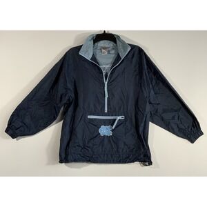 Reebok‎ North Carolina Heismen Collection Pullover 1/2 Zip Windbreaker Size M